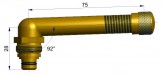 Вентиль длина 75 мм. R-0825-1